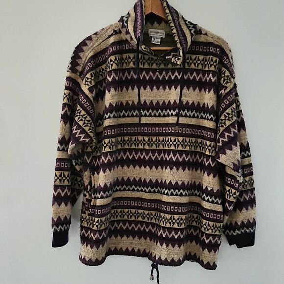 Sostanza vintage 90s pull over sweatshirt Y2K women's size largeSostanza vintage - Picture 1 of 5